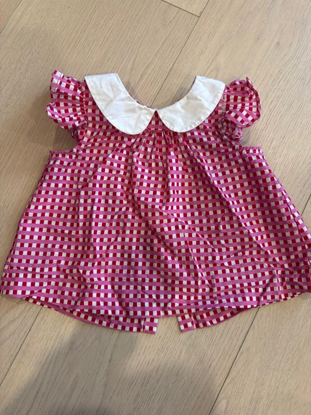 Jacadi Top 12M Pink, Red And White